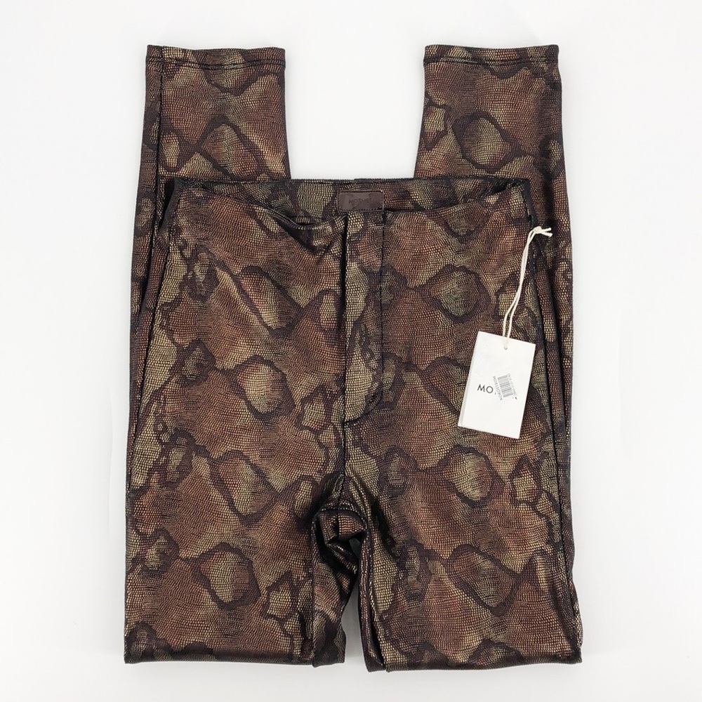 MOTHER Looker Snake Texture High Waist Skinny Pant - Picture 4 of 12